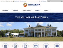 Tablet Screenshot of lake-villa.org